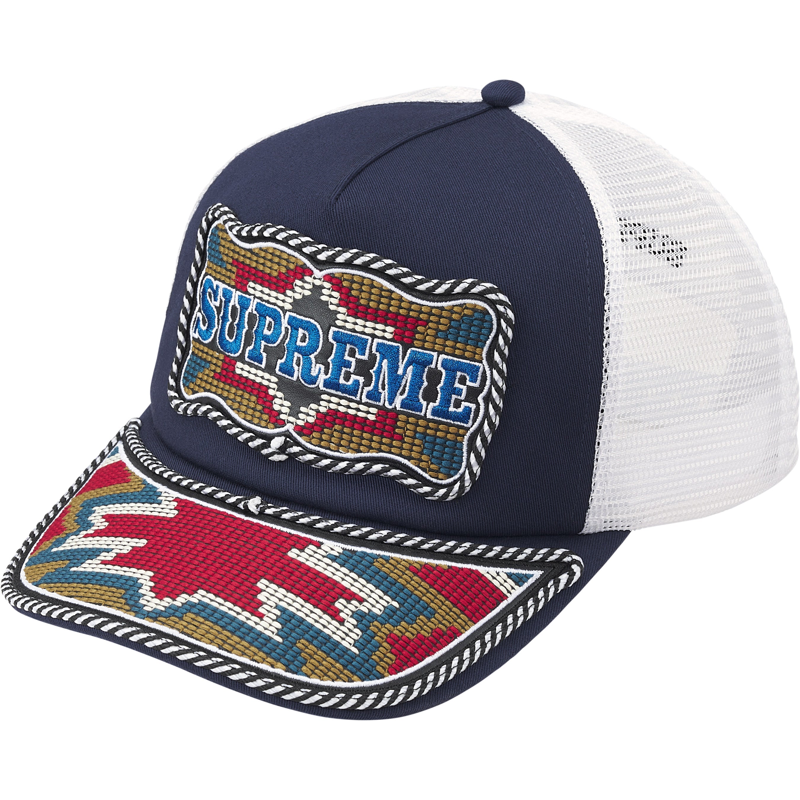 Western Embroidered Mesh Back 5-Panel view 2
